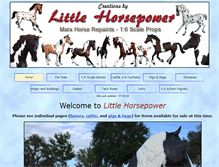 Tablet Screenshot of littlehorsepower.com
